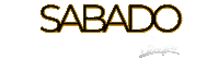Sticker gif. Black text with yellow pulsing drop shadow reads, in Spanish, 'Sabado.' Below, light gray logo for Pombo Comunicaciones.