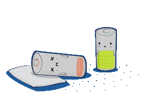 Sad Good Night Sticker by Sam Omo