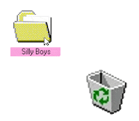 Old School Trash Sticker