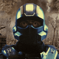 Thousand Yard Stare GIF