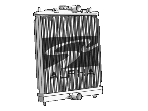 Cooler Radiator Sticker