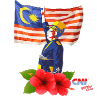 Independence Day Malaysia Sticker by CNI