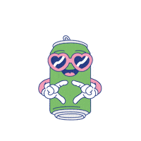 drinkcans drink positive vibes hydration refreshing Sticker