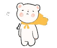 Hyrcae kawaii sticker bear wind Sticker