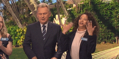 fanning pat sajak GIF by Wheel of Fortune