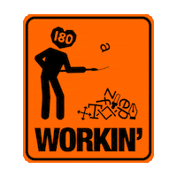 Working On Stage Sticker by 180heartbeats_jvm