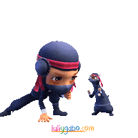 Girls Swipe Sticker by Luli y Gabo
