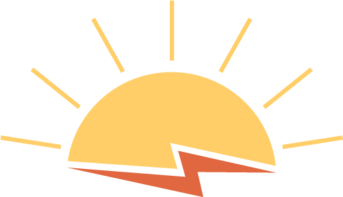 Lightning Bolt Art Sticker