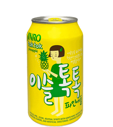 Pineapple Jinrotoktok Sticker by Hite Jinro