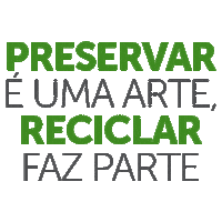 Reciclagem Chromo Sticker by Chromoplast Embalagens