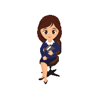 prestitofast business woman Sticker