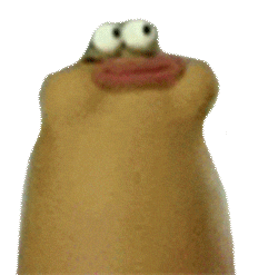 Hungry Om Nom Sticker by Fuzzy Wobble