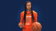 Womens Basketball Illinois GIF by Fighting Illini Athletics