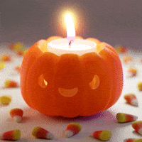 Spooky lil' Jack-o'-lantern