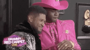 Usher Lil Nas X GIF by Recording Academy / GRAMMYs