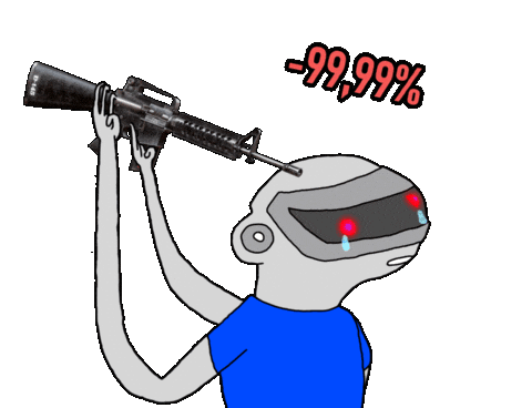 Crypto Robot Sticker by Paft Drunk