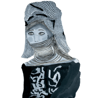 girl gif artist Sticker