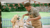 Celebrity Baking GIF by The Great British Bake Off