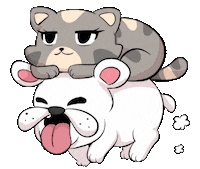 Lets Go Cat Sticker by Jin