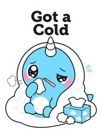 Sick Get Well Soon Sticker by Naru Naru