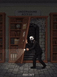 Secret Door Mystery GIF by ABCNT