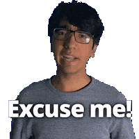 Sorry Excuse Me Sticker