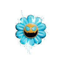 Lightning Strike 3D Sticker by Evan Hilton