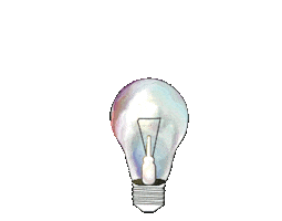 Idea Lamp Sticker by modelvault3d