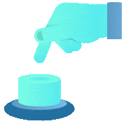 ui_interact illustration hand click smash Sticker