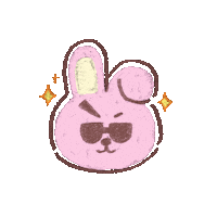 Rabbit Bt21 Sticker
