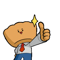 CheetArts good thumbs up great cheetarts Sticker