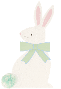 Bunny Rabbit Sticker by Meri Meri