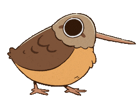 American Woodcock Dancing Sticker