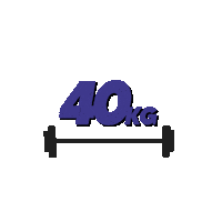 izeboutje gym fit sportschool Sticker