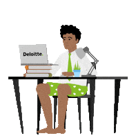 Work From Home Sticker by Deloitte Nederland