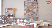 confetti GIF by Studio Brussel