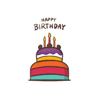 Birthday Sd Sticker by Sekolahmu
