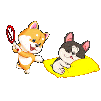 Cat Slapping Sticker by UpStudiosWorld