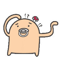 Confused 問號 Sticker