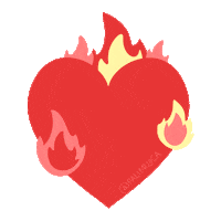 In Love Heart Sticker
