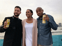tia mowry laughing GIF by Z100 New York