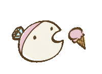 mangobunart summer ice cream seventeen carat Sticker