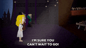 walking hit GIF by South Park 