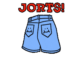 renographics denim jorts mott renographics Sticker