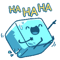Cubemelt laugh hahaha emote melt Sticker
