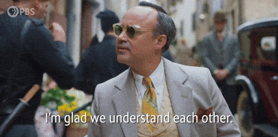 I'm Glad We Understand Each Other