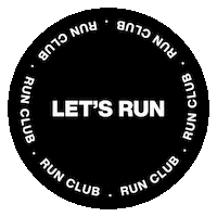 letsrun lets run letsrun Sticker