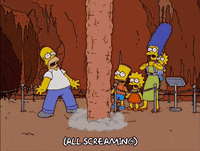 screaming homer simpson GIF