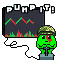 Crypto Invest Sticker by Memeland by 9GAG