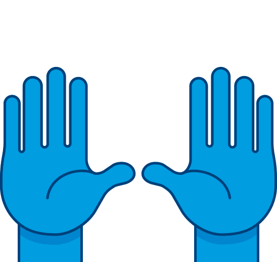 Hands Praise Sticker by Job Corps